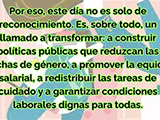 Porque la igualdad no es un discurso; es una deuda